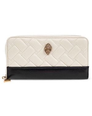 Kurt Geiger Kensington Zip-Around Wallet - White