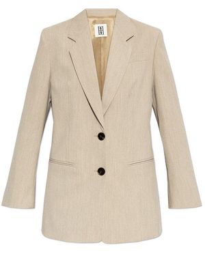 By Malene Birger Tailored Blazer Jacket - Natural