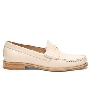 Stuart Weitzman Lottie Round Toe Loafers - Pink