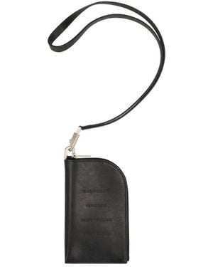 Rick Owens Leather Wallet - Black