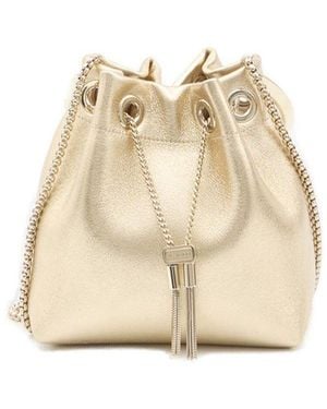 Jimmy Choo Bon Bon Clutch Bag - Natural