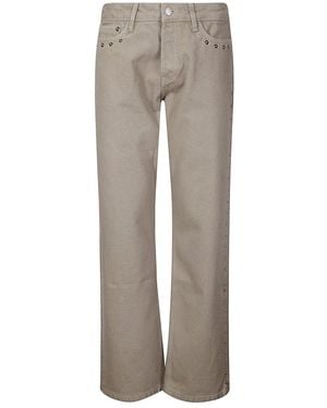Paloma Wool Crowd Studded Boyfriend Jeans - Grey