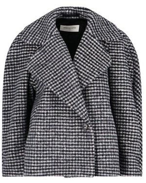 コート Dries Van Noten FW22 SHORT ROUND COAT (010284_5372900) Dries Van Noten Short Round Coat in Gray | Lyst