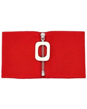 JW Anderson Neckband With Puller - Red