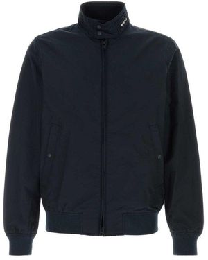 Woolrich Cruiser Zip-Up Bomber Jacket - Blue