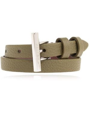 McQueen T-Bar Double Wrap Bracelet - Green