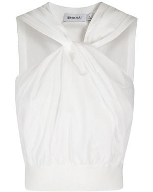 Jonathan Simkhai Wynonna Sleeveless Top - White