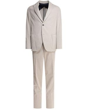 Incotex Single-Breasted Suit - White