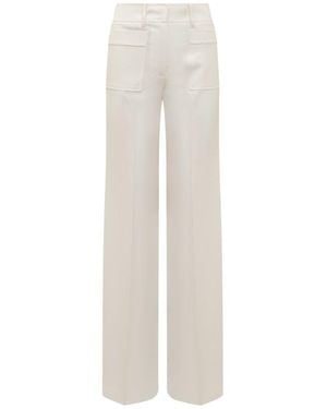The Seafarer Wide Leg Pants - White