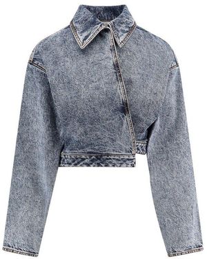 ジャケット Alaia SPIRAL JACKET ALAÏA BLUE DENIM SPIRAL JACKET |ALAÏA US