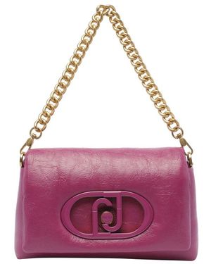 Liu Jo Lapuffy Large Shoulder Bag - Purple