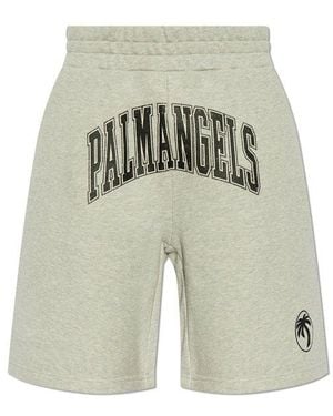 Palm Angels Printed Shorts - White