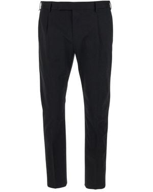 PT Torino Dieci Pleated Pants - Blue