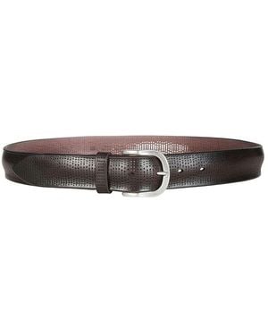 Orciani Perforated Buckle Belt - Brown