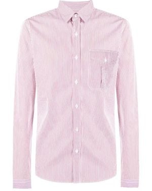 Gucci Long Sleeved Striped Shirt - Pink