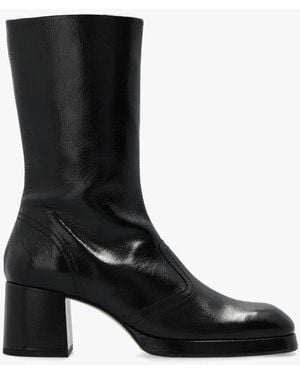 Miista Sculpted Heel Court Shoes - Black