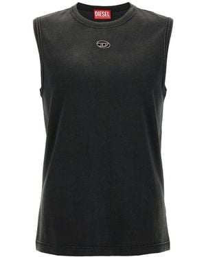 DIESEL 'T-Brico-New' Top - Black