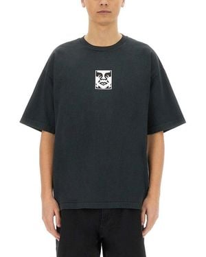 Obey Icon Graphic T-Shirt - Black