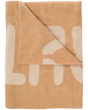 Semicouture Logo Wrap Scarf - Natural
