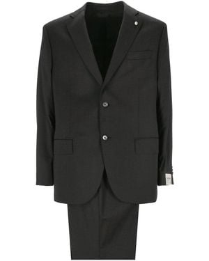 L.B.M. 1911 Single-Breasted Suit - Black