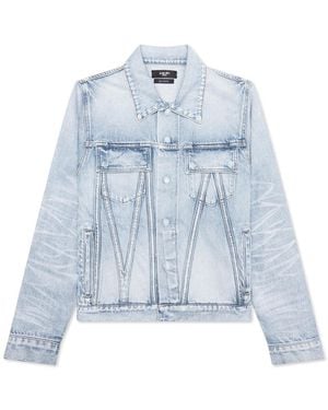 Amiri Japanese Selvedge Trucker Jacket - Blue