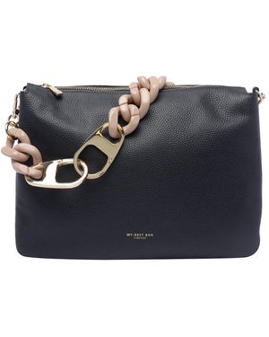 MY BEST BAG Chain Shoulder Bag - Blue