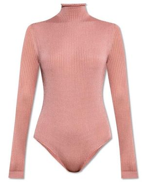 Fendi Turtleneck Bodysuit - Pink