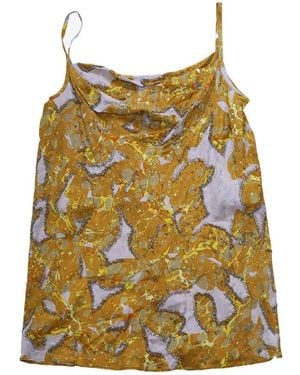 Dries Van Noten Embellished Sleeveless Top - Yellow