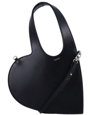 Coperni Crossbody Baby Heart Tote Bag - Black