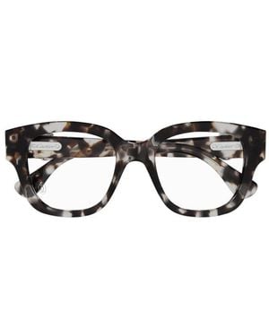 Cartier Rectangle Frame Glasses - Black