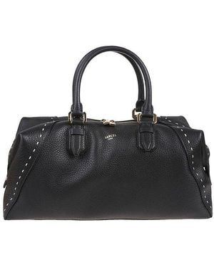Lancel Charlie Zipped Boston Bag - Black