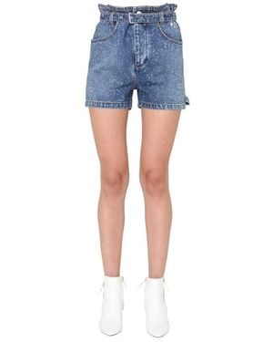 MSGM Denim Shorts - Blue
