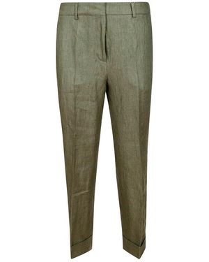 Incotex Slim Fit Dress Pants - Green