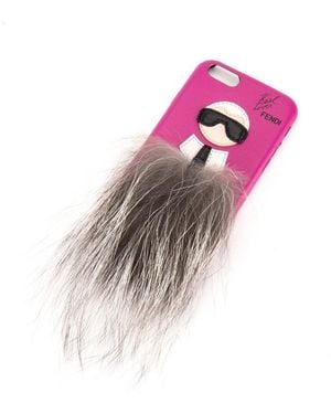 Fendi Karl Loves Iphone 6 Case - Pink