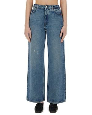 AMISH Wide Leg Jeans - Blue