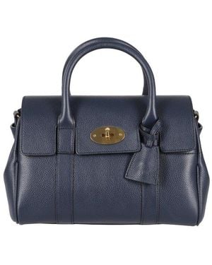 Mulberry Small Bayswater Top Handle Bag - Blue