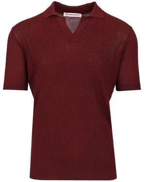 Orlebar Brown Textured Knit Polo