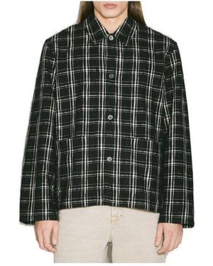 Our Legacy Haven Check Overshirt - Black