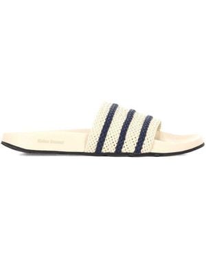 Adidas by Wales Bonner Open Round Toe Slides - Black