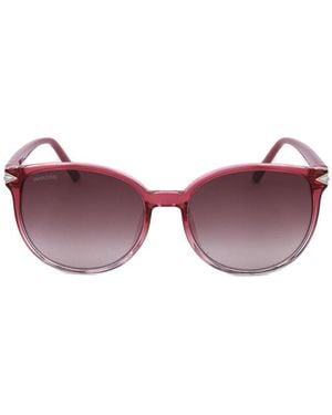 Swarovski Round Frame Sunglasses - Purple