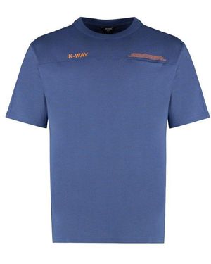 K-Way Fantome Logo T-Shirt - Blue