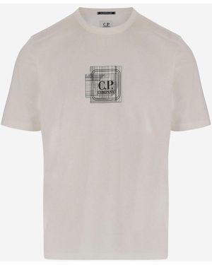 C.P. Company Graphic Logo T-Shirt - White