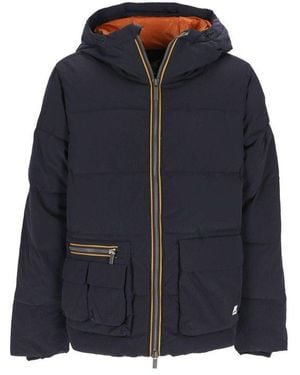 K-Way Parin Mini Ripstop Zipped Jacket - Blue
