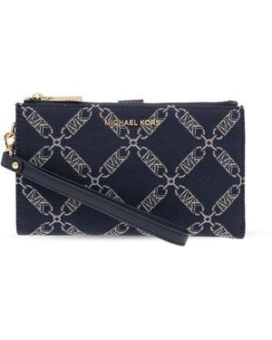 MICHAEL Michael Kors Monogrammed Wallet - Blue