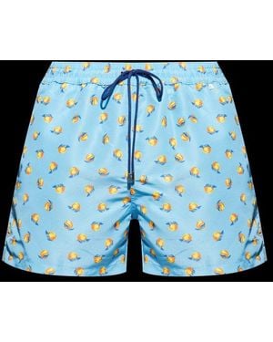 Paul Smith Patterned Printed Drawstring Swim Shorts - Black