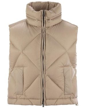 K-Way Will Super Light Thermo Heavy Waistcoat - Natural
