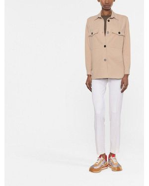 P.A.R.O.S.H. Slim Fit Pants - White