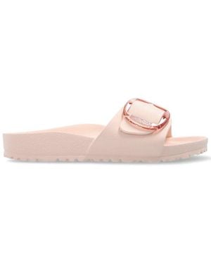 Birkenstock Madrid Big Buckle Slides - Pink