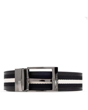 Bally Belt Finished With Fabric - Black