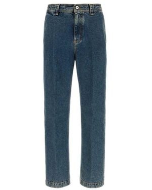 Ferragamo Straight-Leg Workwear Jeans - Blue